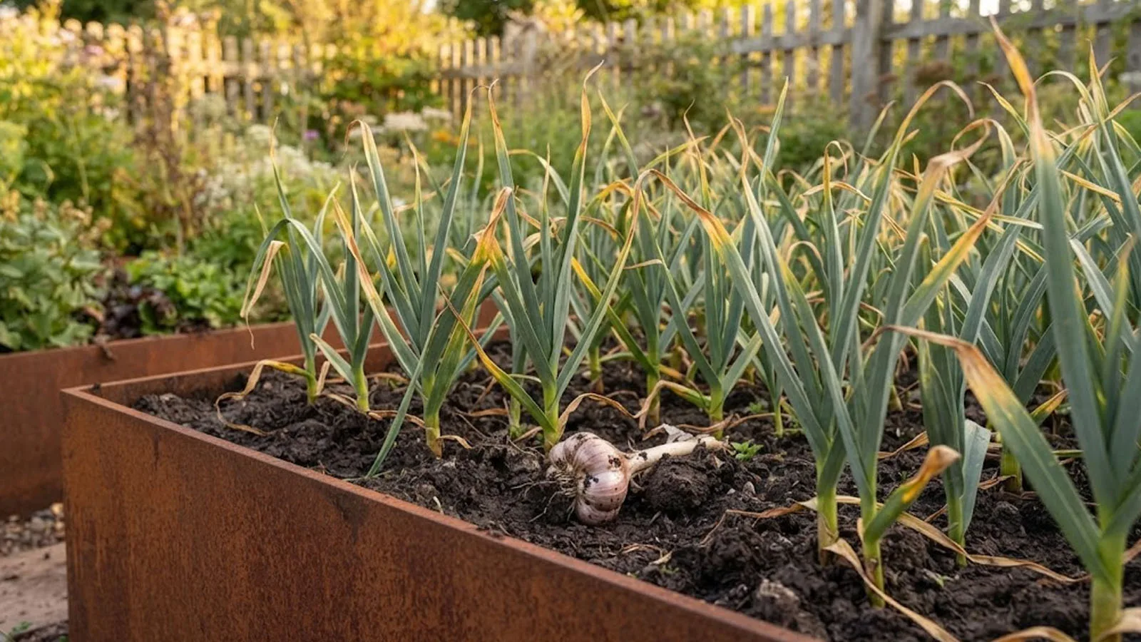 Knoblauch im Hochbeet anbauen - eine Schritt für Schritt Anleitung
