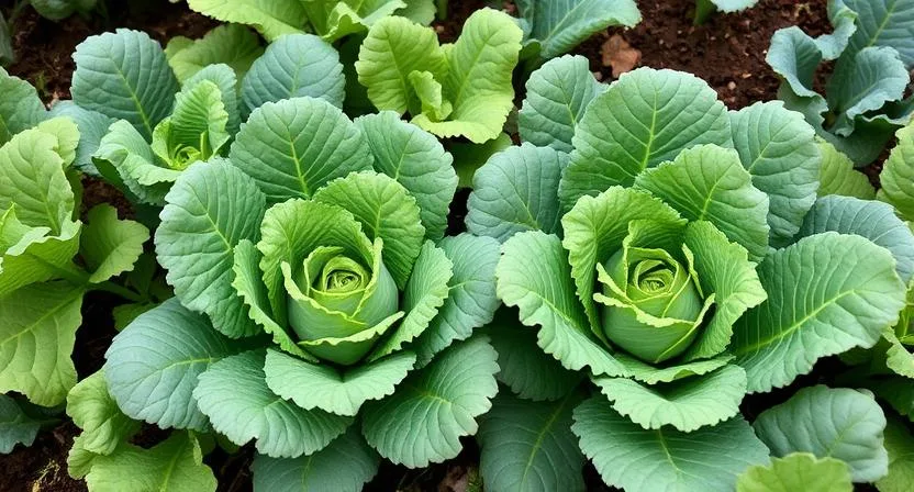Kohl im Hochbeet