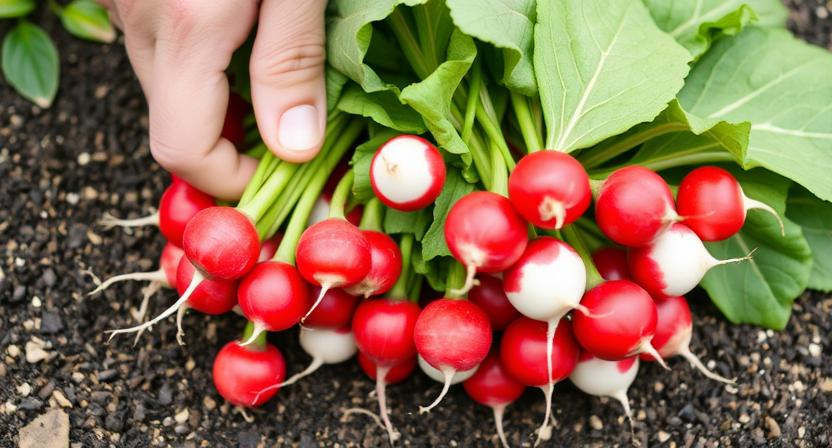 was-waechst-schnell-im-hochbeet - Radieschen im Hochbeet