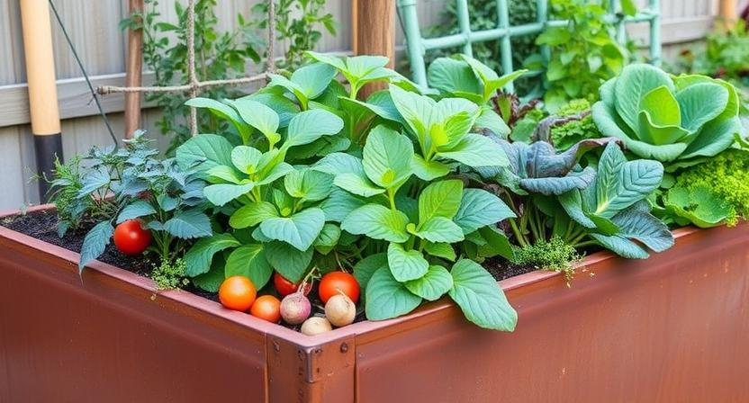 was-gelingt-gut-im-hochbeet - Tomaten im Hochbeet