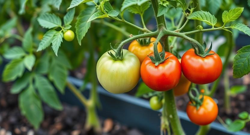 pflanzen-fuer-das-hochbeet-ein-ratgeber - Tomaten im Hochbeet