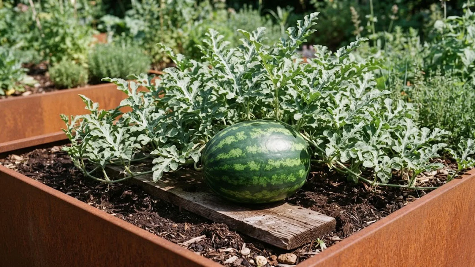 Wassermelonen im Hochbeet anbauen - eine Schritt für Schritt Anleitung