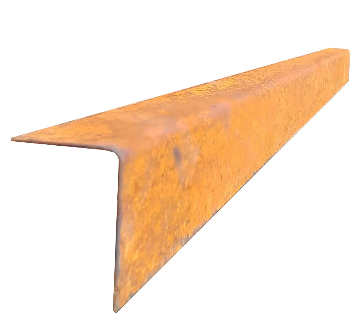 Produktbild Auflage Profile aus Cortenstahl in modularer Bauweise, weisser Hintergrund