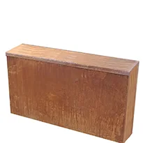 Cortenstahl Raumteiler