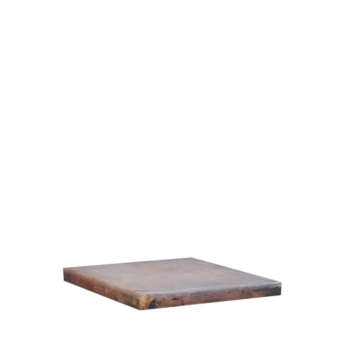 Produktbild Trittsteine aus Cortenstahl in modularer Bauweise, weisser Hintergrund