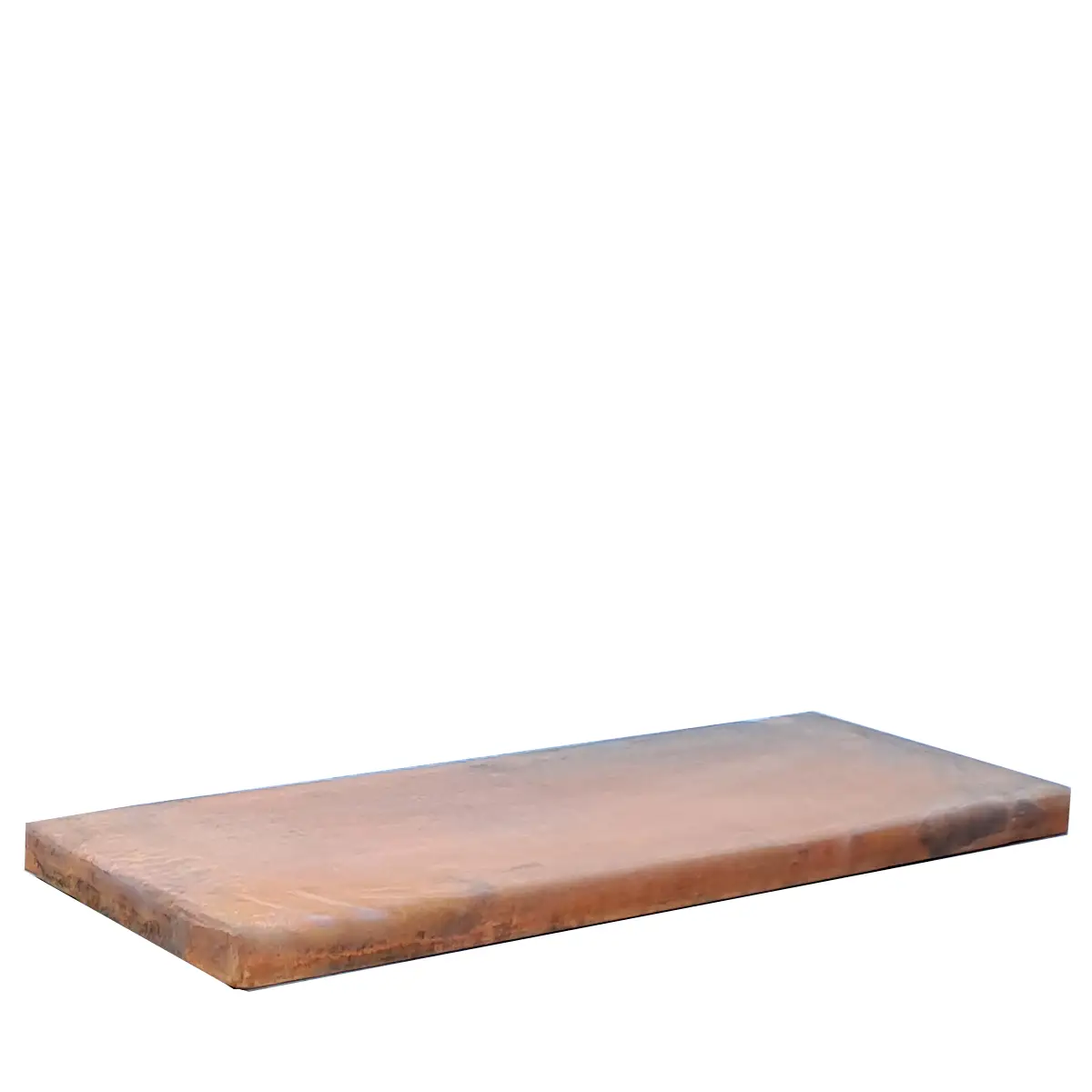 Produktbild Trittsteine aus Cortenstahl in modularer Bauweise, weisser Hintergrund