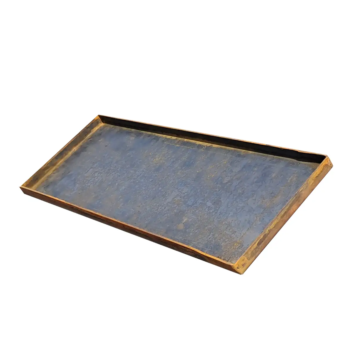 Produktbild Trittsteine aus Cortenstahl in modularer Bauweise, weisser Hintergrund