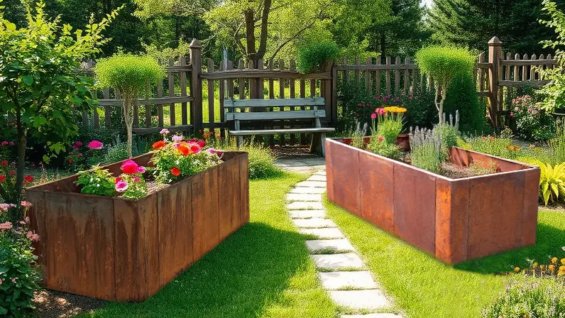 Rechteckige Hochbeete